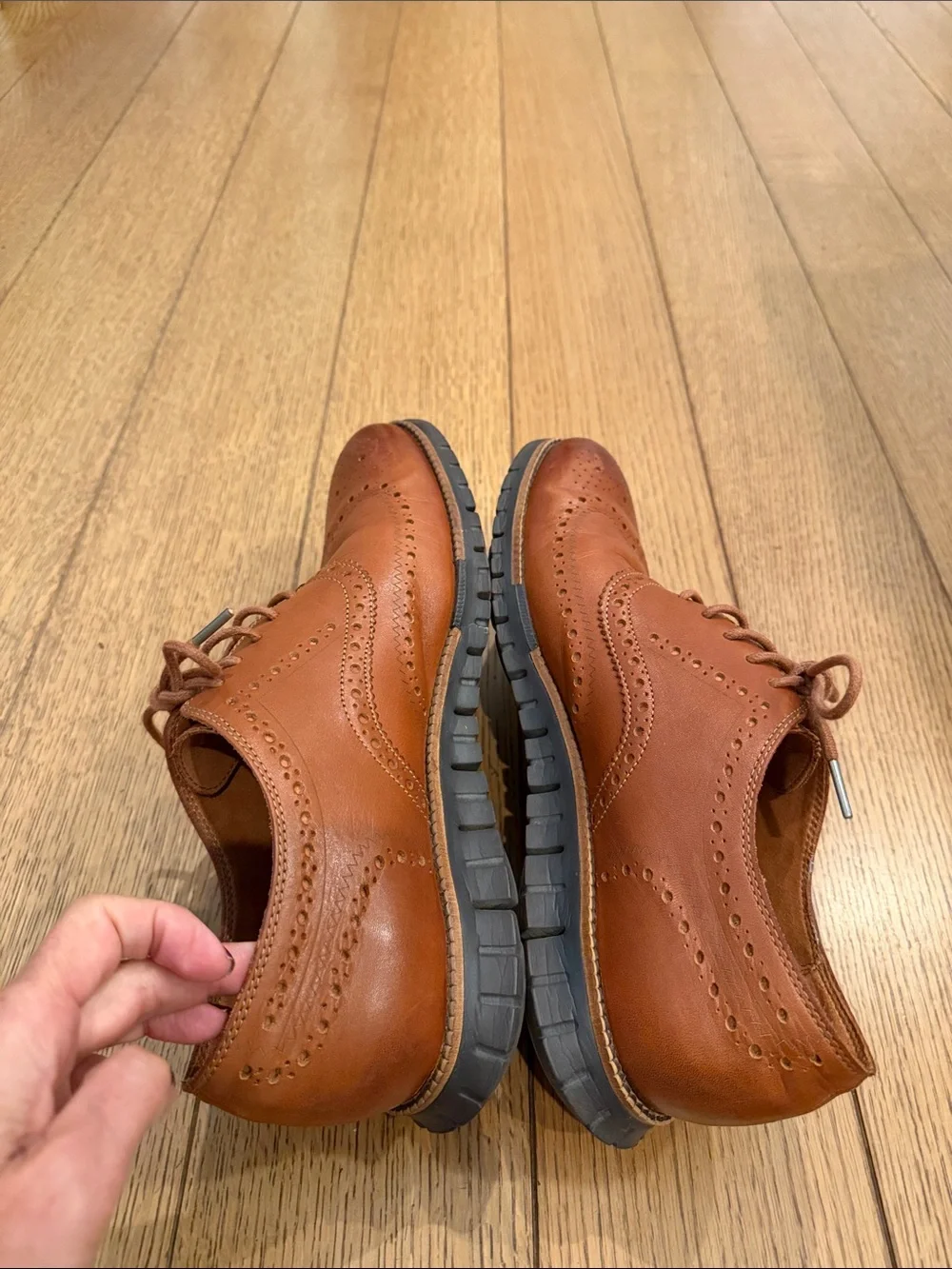 Cole Haan Wingtip Derby in Brown 11.5